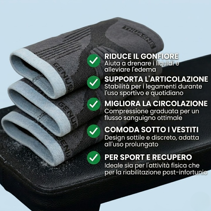 Orthevia Pro-Compression: la ginocchiera elastica